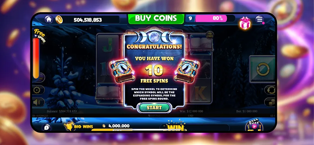 Majestic Slots: Slot Machine [МОД: Все открыто, Дополнительные деньги и Меню MOD] Screenshot 4