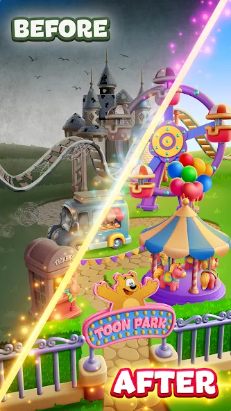 Toon Blast (Тун Бласт) [МОД: Меню, Бесконечные монеты и Открытые уровни] Screenshot 3