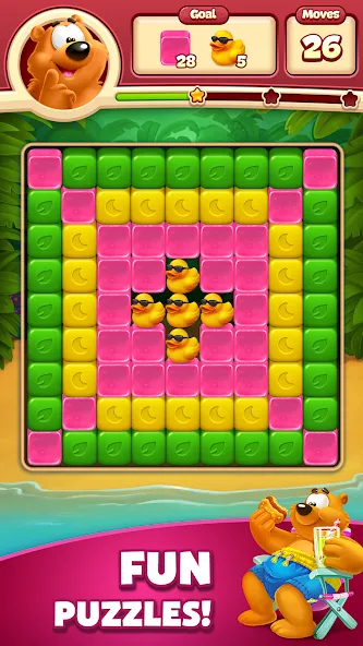 Toon Blast (Тун Бласт) [МОД: Меню, Бесконечные монеты и Открытые уровни] Screenshot 5