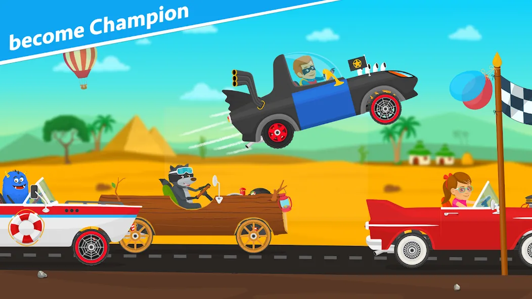 Racing car games for kids 2-5 [МОД: Деньги, Монеты и Меню MOD] Screenshot 3