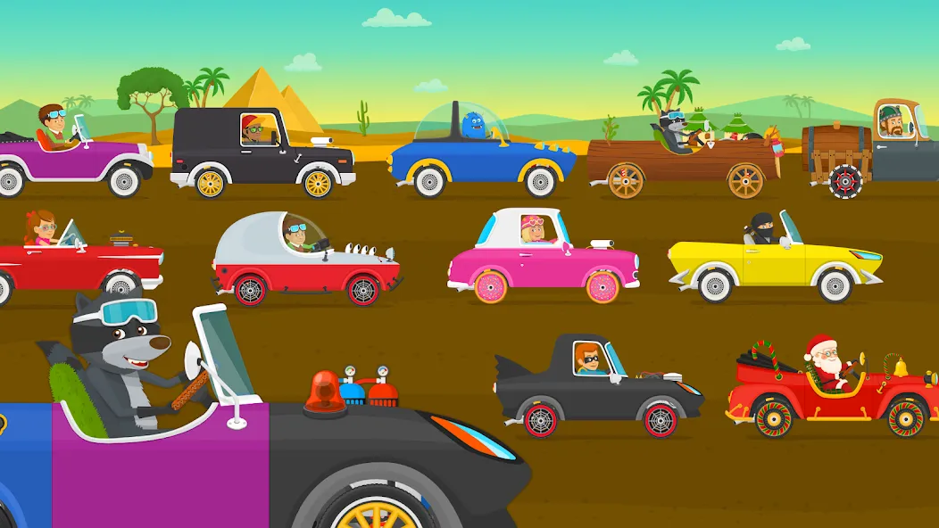 Racing car games for kids 2-5 [МОД: Деньги, Монеты и Меню MOD] Screenshot 5
