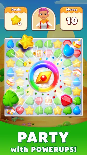 Treasure Party: Puzzle Fun! (Трежер Пати) [МОД: Бесконечные деньги, Монеты и Мега MOD] Screenshot 4