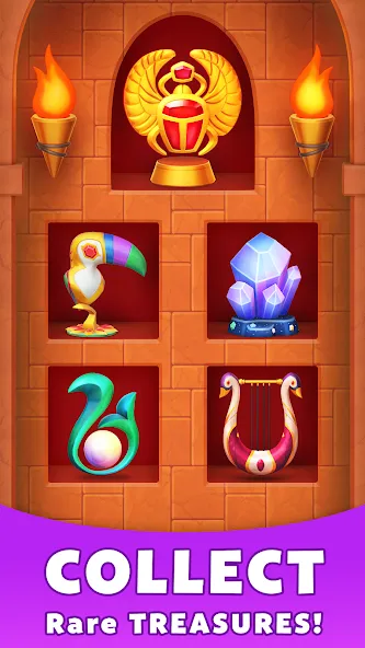 Treasure Party: Puzzle Fun! (Трежер Пати) [МОД: Бесконечные деньги, Монеты и Мега MOD] Screenshot 5