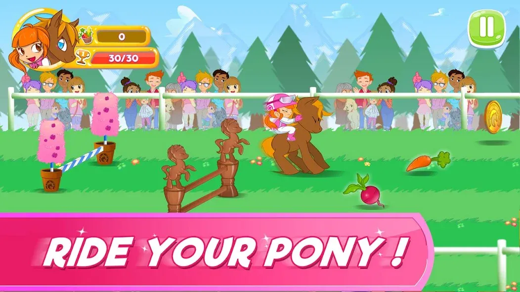 Pony Run : Magic Trails (Пони Ран) [МОД: Много монет, Открытые уровни и Мега MOD] Screenshot 2