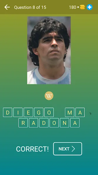Guess the Soccer Player: Quiz [МОД: Меню, Бесконечные монеты и Открытые уровни] Screenshot 2