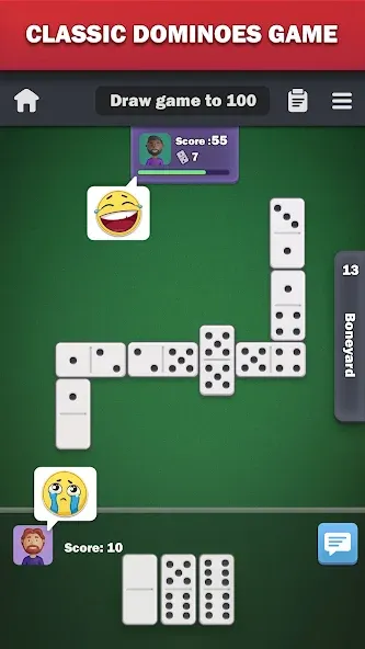 Dominoes online - play Domino! [МОД: Бесконечные деньги, Монеты и Мега MOD] Screenshot 1
