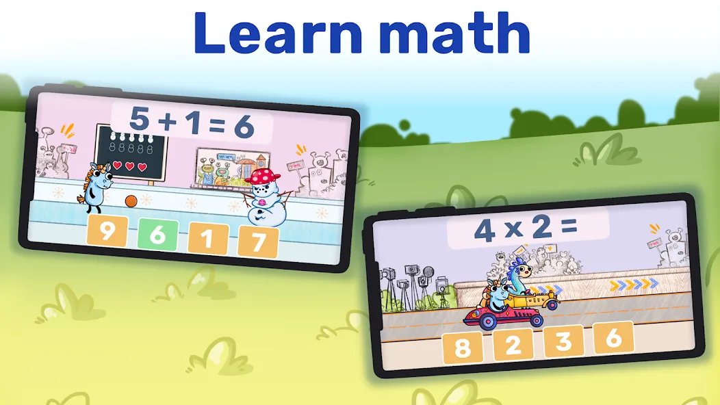 Math&Logic games for kids [МОД: Деньги, Монеты и Меню MOD] Screenshot 2