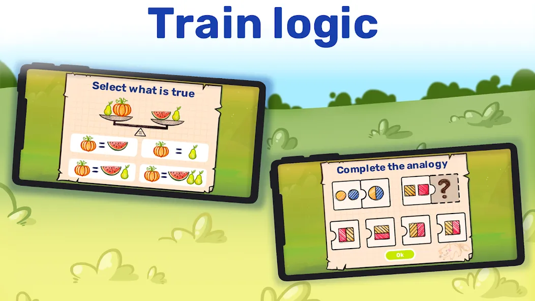 Math&Logic games for kids [МОД: Деньги, Монеты и Меню MOD] Screenshot 3