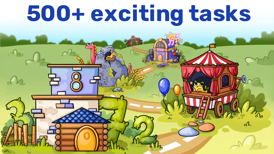 Math&Logic games for kids [МОД: Деньги, Монеты и Меню MOD] Screenshot 5