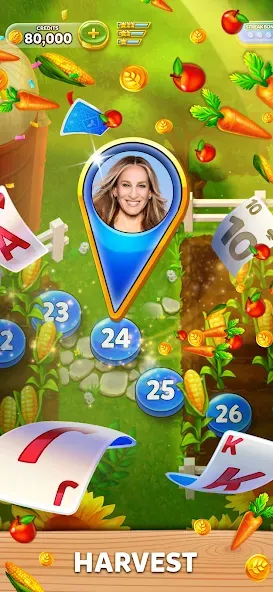 Solitaire Grand Harvest (Солитер Гранд Харвест) [МОД: Много монет, Открытые уровни и Мега MOD] Screenshot 3