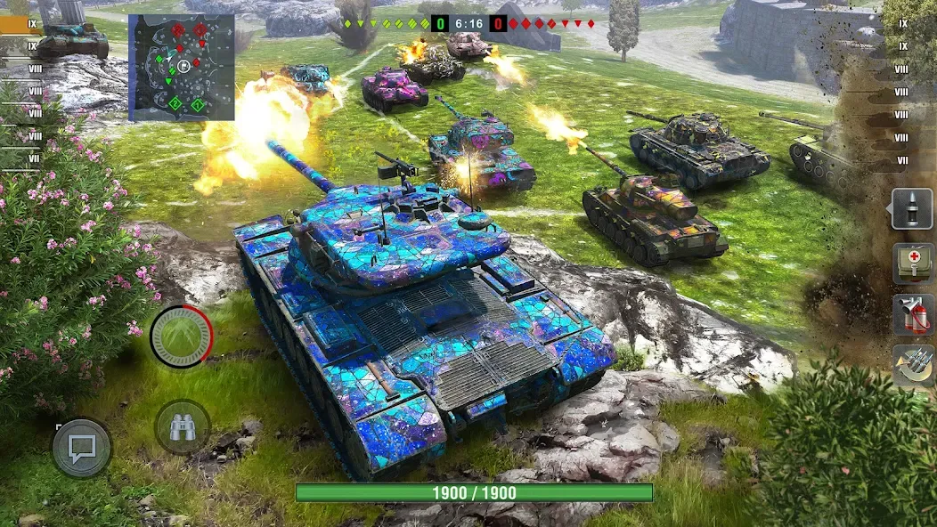 World of Tanks Blitz (Ворлд оф Танкс Блиц ПВП) [МОД: Бесконечные деньги, Монеты и Мега MOD] Screenshot 1