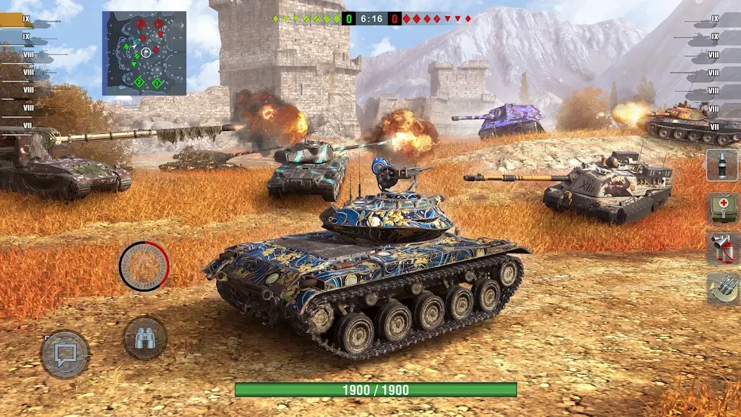 World of Tanks Blitz (Ворлд оф Танкс Блиц ПВП) [МОД: Бесконечные деньги, Монеты и Мега MOD] Screenshot 4