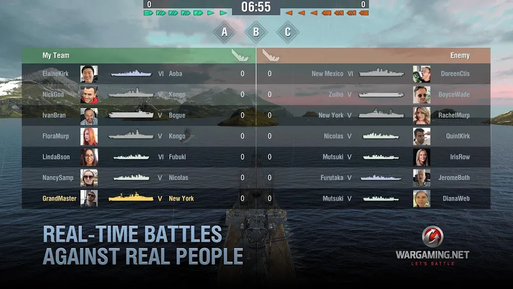 World of Warships Blitz War (Ворлд оф Варшипс Блиц Вар) [МОД: Деньги, Монеты и Меню MOD] Screenshot 5