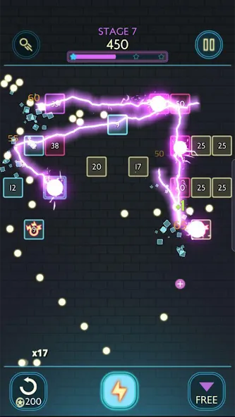 Neon bricks [МОД: Много монет, Открытые уровни и Мега MOD] Screenshot 4