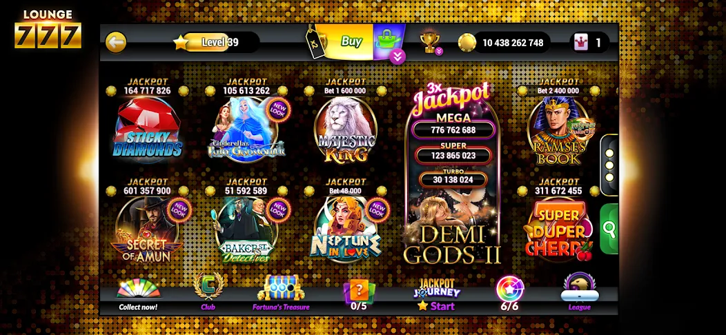 Lounge777 - Online Casino (Лаундж777) [МОД: Деньги, Монеты и Меню MOD] Screenshot 1