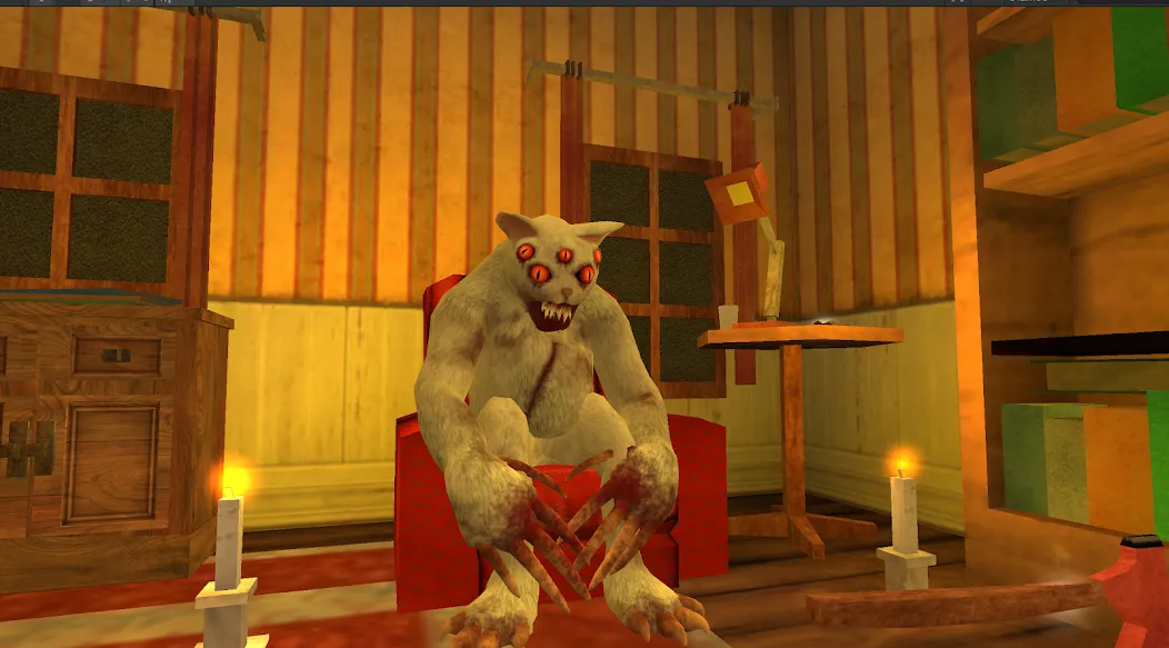Cat Fred Evil Pet. Horror game [МОД: Деньги, Монеты и Меню MOD] Screenshot 4