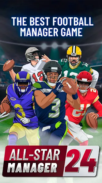 Fantasy Football Bowl Manager (Американ) [МОД: Бесконечные деньги, Монеты и Мега MOD] Screenshot 1