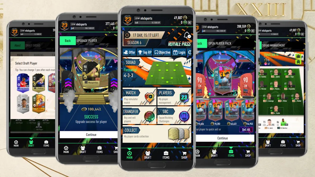NHDFUT 23 Draft & Packs [МОД: Бесконечные деньги, Монеты и Мега MOD] Screenshot 1