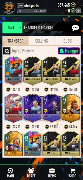 NHDFUT 23 Draft & Packs [МОД: Бесконечные деньги, Монеты и Мега MOD] Screenshot 5