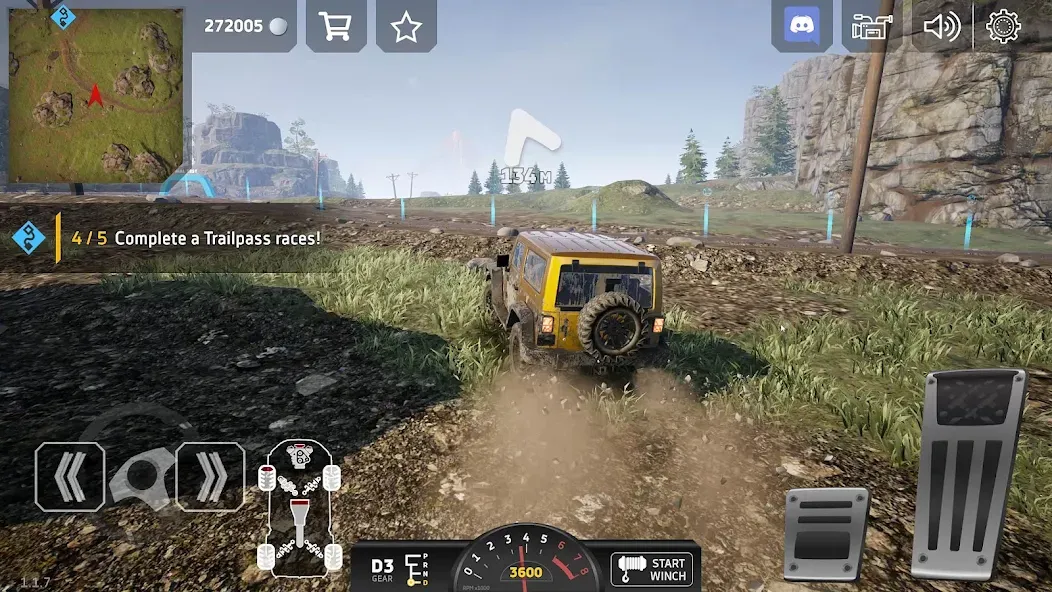 Off Road 4x4 Driving Simulator (Офф Роад) [МОД: Меню, Бесконечные монеты и Открытые уровни] Screenshot 2