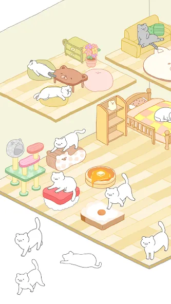 Purrfect Spirits [МОД: Меню, Бесконечные монеты и Открытые уровни] Screenshot 3
