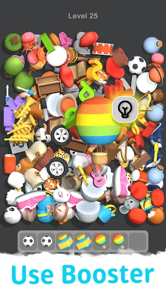 Match Tile 3D - Calm Matching (Матч Тайл 3Д) [МОД: Меню, Бесконечные монеты и Открытые уровни] Screenshot 2