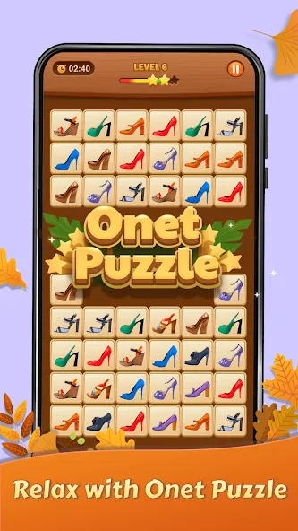 Onet Puzzle - Tile Match Game (Онет Пазл) [МОД: Много денег, Монет и Все открыто] Screenshot 1