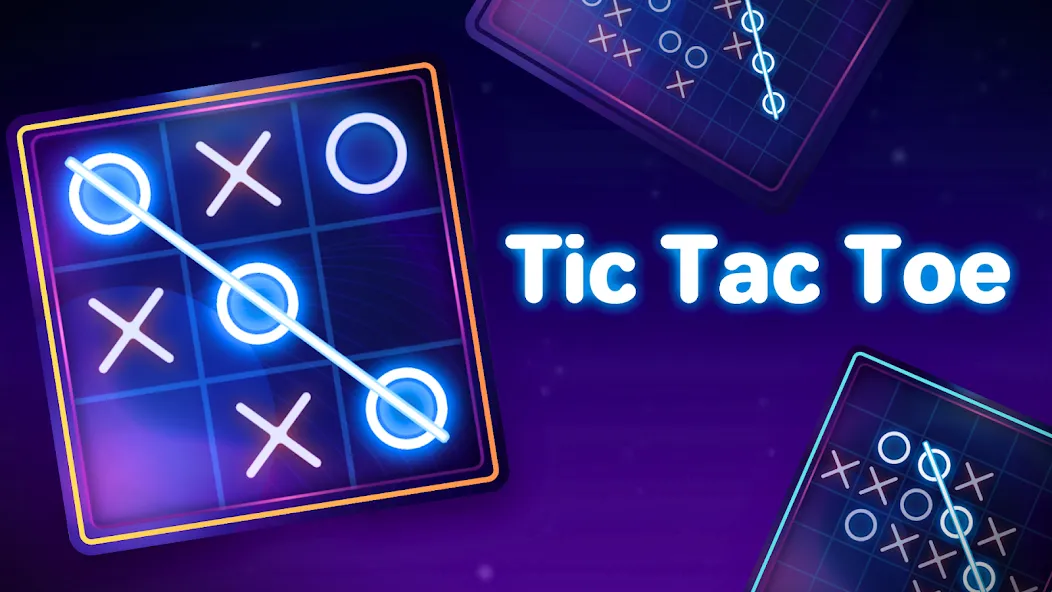 Tic Tac Toe 2 Player: XO Game (Тик Так Тоу 2 игрока) [МОД: Бесконечные деньги, Монеты и Мега MOD] Screenshot 1