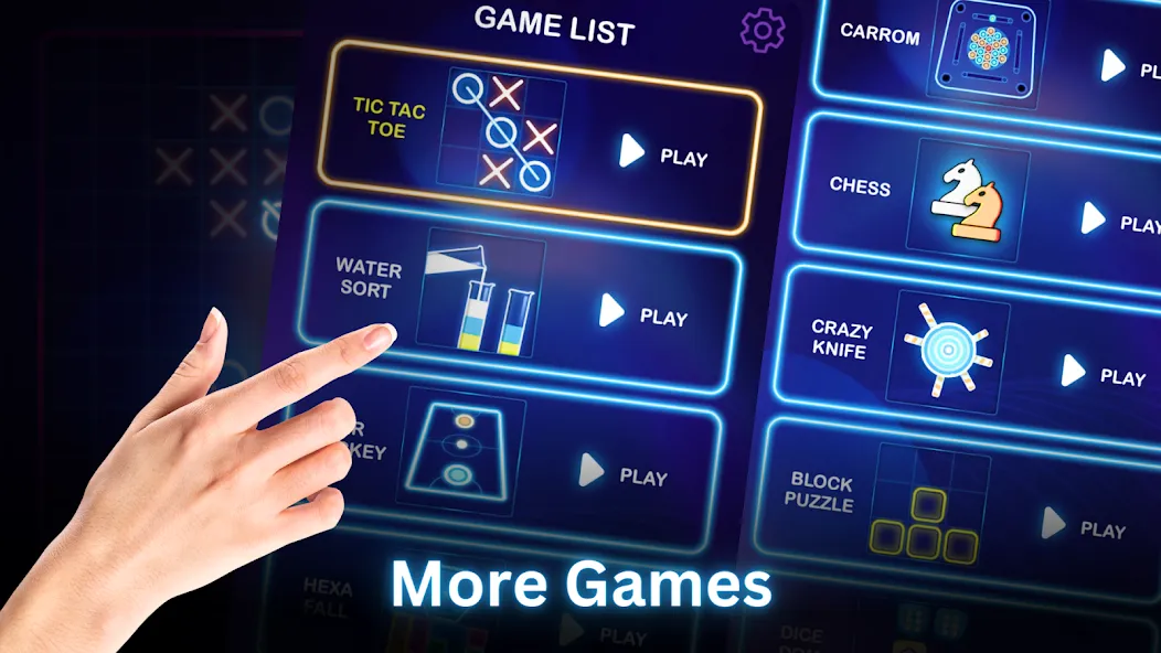 Tic Tac Toe 2 Player: XO Game (Тик Так Тоу 2 игрока) [МОД: Бесконечные деньги, Монеты и Мега MOD] Screenshot 3