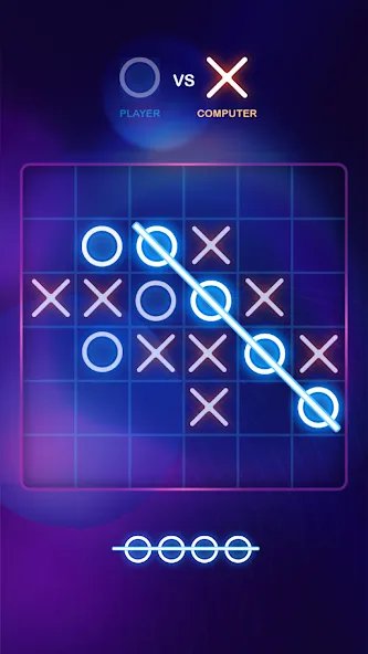Tic Tac Toe 2 Player: XO Game (Тик Так Тоу 2 игрока) [МОД: Бесконечные деньги, Монеты и Мега MOD] Screenshot 5