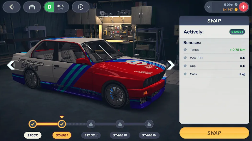 Drag Racing 3D: Streets 2 (Драг Рейсинг 3Д) [МОД: Все открыто, Дополнительные деньги и Меню MOD] Screenshot 4