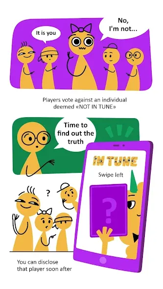 In Tune: party game [МОД: Много монет, Открытые уровни и Мега MOD] Screenshot 4