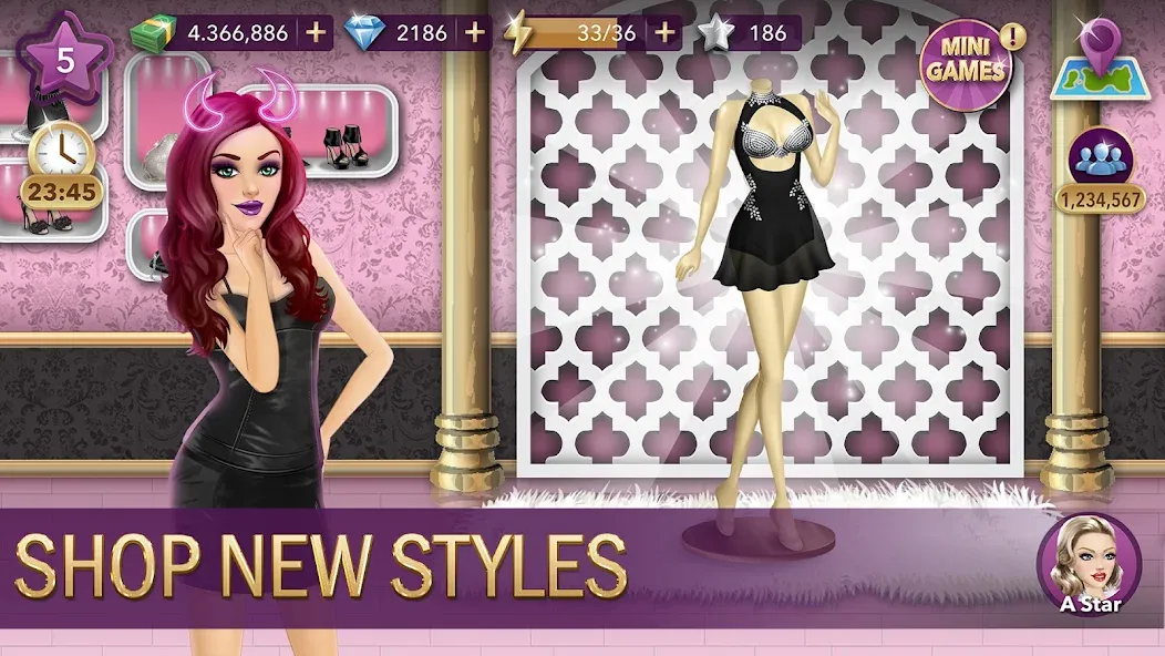 Hollywood Story®: Fashion Star (Холливуд Стори) [МОД: Меню, Бесконечные монеты и Открытые уровни] Screenshot 5