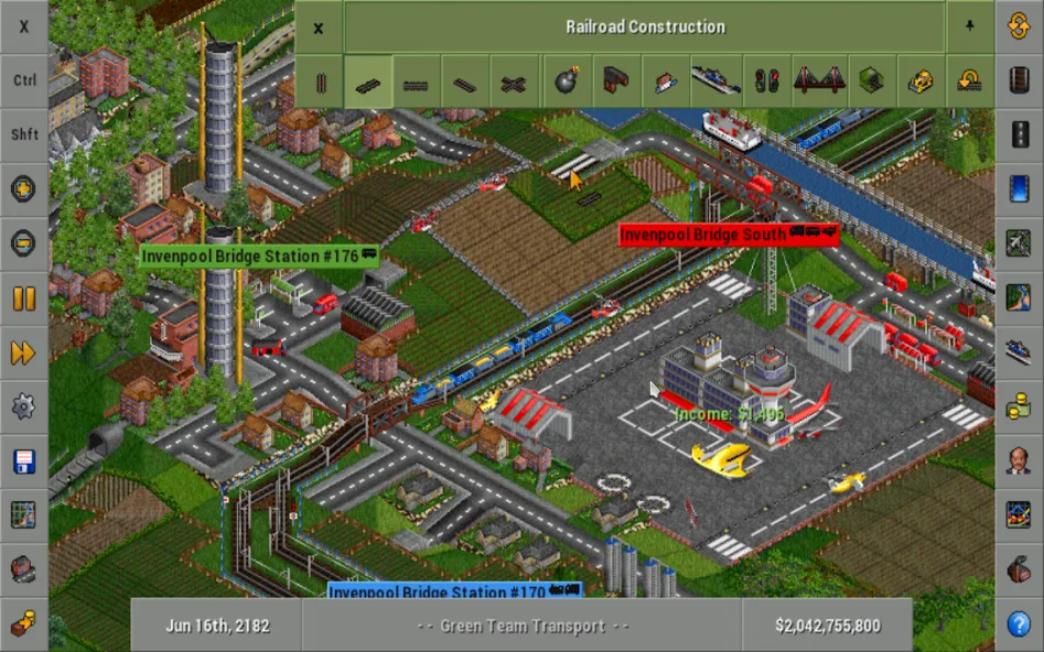 OpenTTD (Открой ТТД) [МОД: Все открыто, Дополнительные деньги и Меню MOD] Screenshot 1