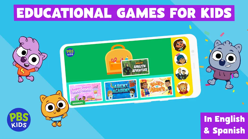 PBS KIDS Games (ПиБиЭс КИДС Игры) [МОД: Все открыто, Дополнительные деньги и Меню MOD] Screenshot 1