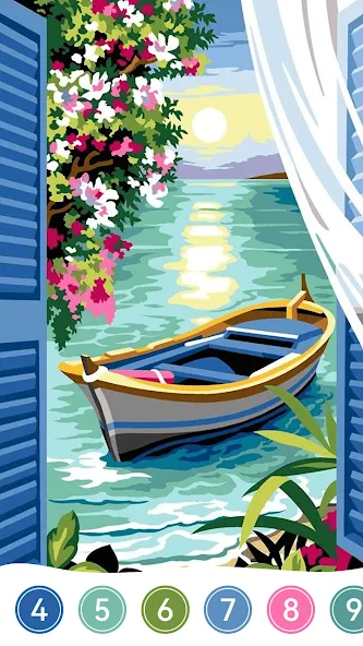 Tap Color by Number - Coloring [МОД: Деньги, Монеты и Меню MOD] Screenshot 2