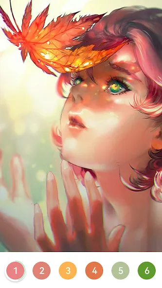 Girls Paint by Number Coloring (Девочки раскрашивают по номерам) [МОД: Меню, Бесконечные монеты и Открытые уровни] Screenshot 2