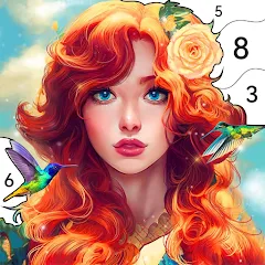 Скачать Girls Paint by Number Coloring (Девочки раскрашивают по номерам) [МОД: Меню, Бесконечные монеты и Открытые уровни] | Взлом Girls Paint by Number Coloring на Андроид