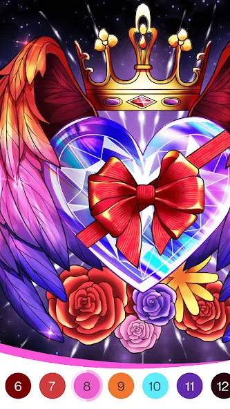 Coloring Book -Paint by Number (Малер Плюс) [МОД: Много денег, Монет и Все открыто] Screenshot 3