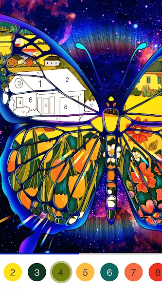 Coloring Book -Paint by Number (Малер Плюс) [МОД: Много денег, Монет и Все открыто] Screenshot 4
