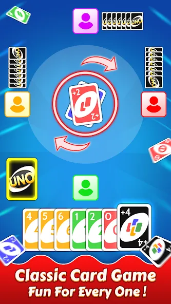 Uno - Party Card Game (Уно) [МОД: Много монет, Открытые уровни и Мега MOD] Screenshot 2