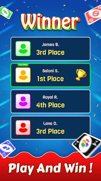 Uno - Party Card Game (Уно) [МОД: Много монет, Открытые уровни и Мега MOD] Screenshot 3