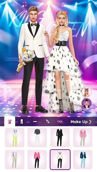College Dress Up for Girls (Капель Макеовер) [МОД: Меню, Бесконечные монеты и Открытые уровни] Screenshot 3