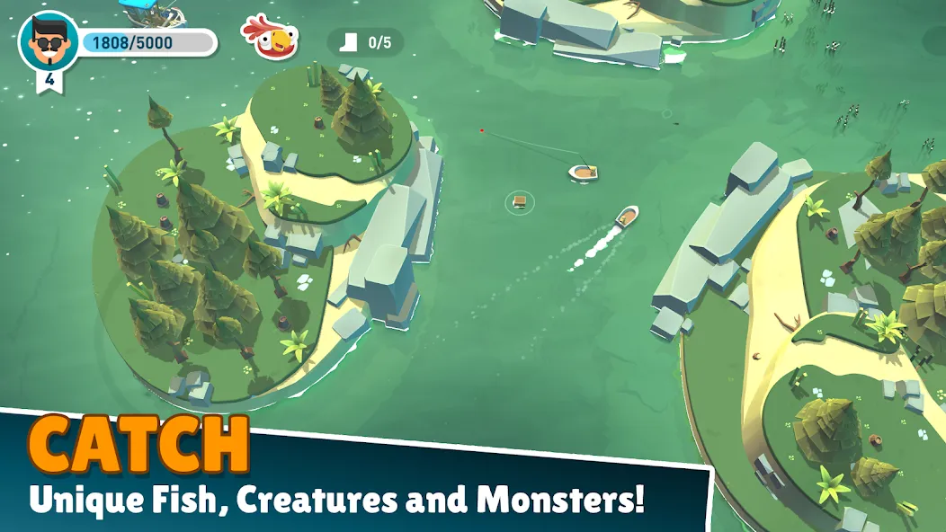 Creatures of the Deep: Fishing (Кричерс оф зе Дип) [МОД: Много монет, Открытые уровни и Мега MOD] Screenshot 2