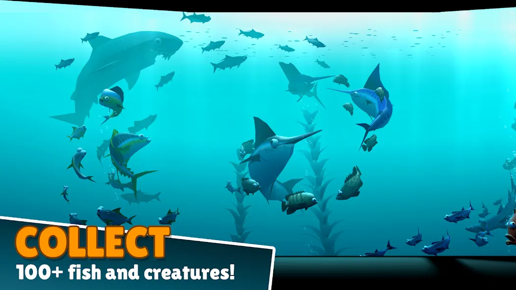 Creatures of the Deep: Fishing (Кричерс оф зе Дип) [МОД: Много монет, Открытые уровни и Мега MOD] Screenshot 3