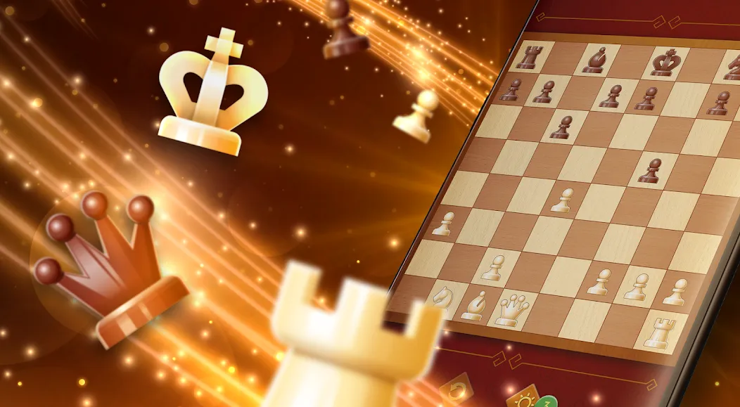Chess Online - Clash of Kings [МОД: Все открыто, Дополнительные деньги и Меню MOD] Screenshot 1