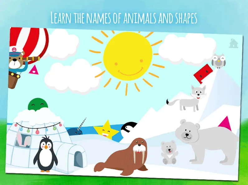 Animals learn words for kids [МОД: Деньги, Монеты и Меню MOD] Screenshot 2