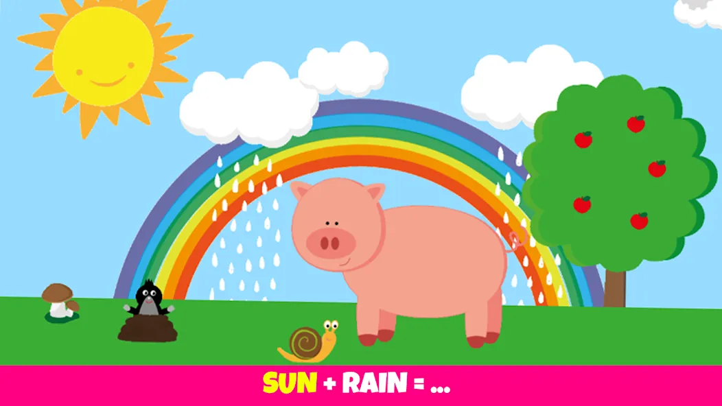 Animals, kids game from 1 year [МОД: Меню, Бесконечные монеты и Открытые уровни] Screenshot 4