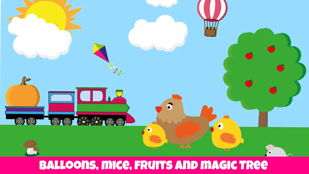 Animals, kids game from 1 year [МОД: Меню, Бесконечные монеты и Открытые уровни] Screenshot 5