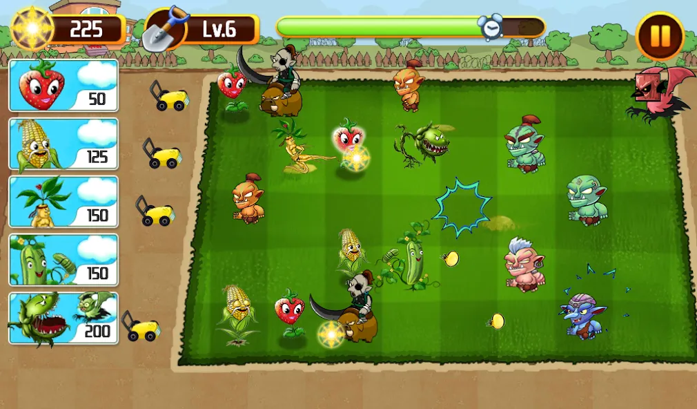 Plants vs Goblins 4 (Планты против Гоблинов 4) [МОД: Деньги, Монеты и Меню MOD] Screenshot 1